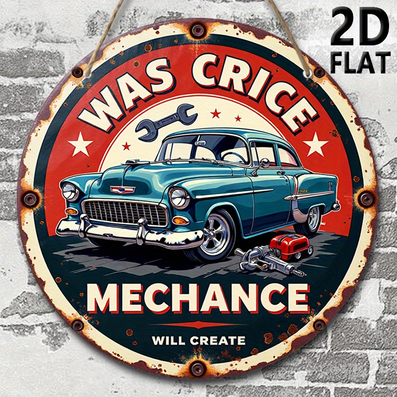 2D plane, retro auto repair sh - Auto Repair Shop Logo Design ulasan dan harga
