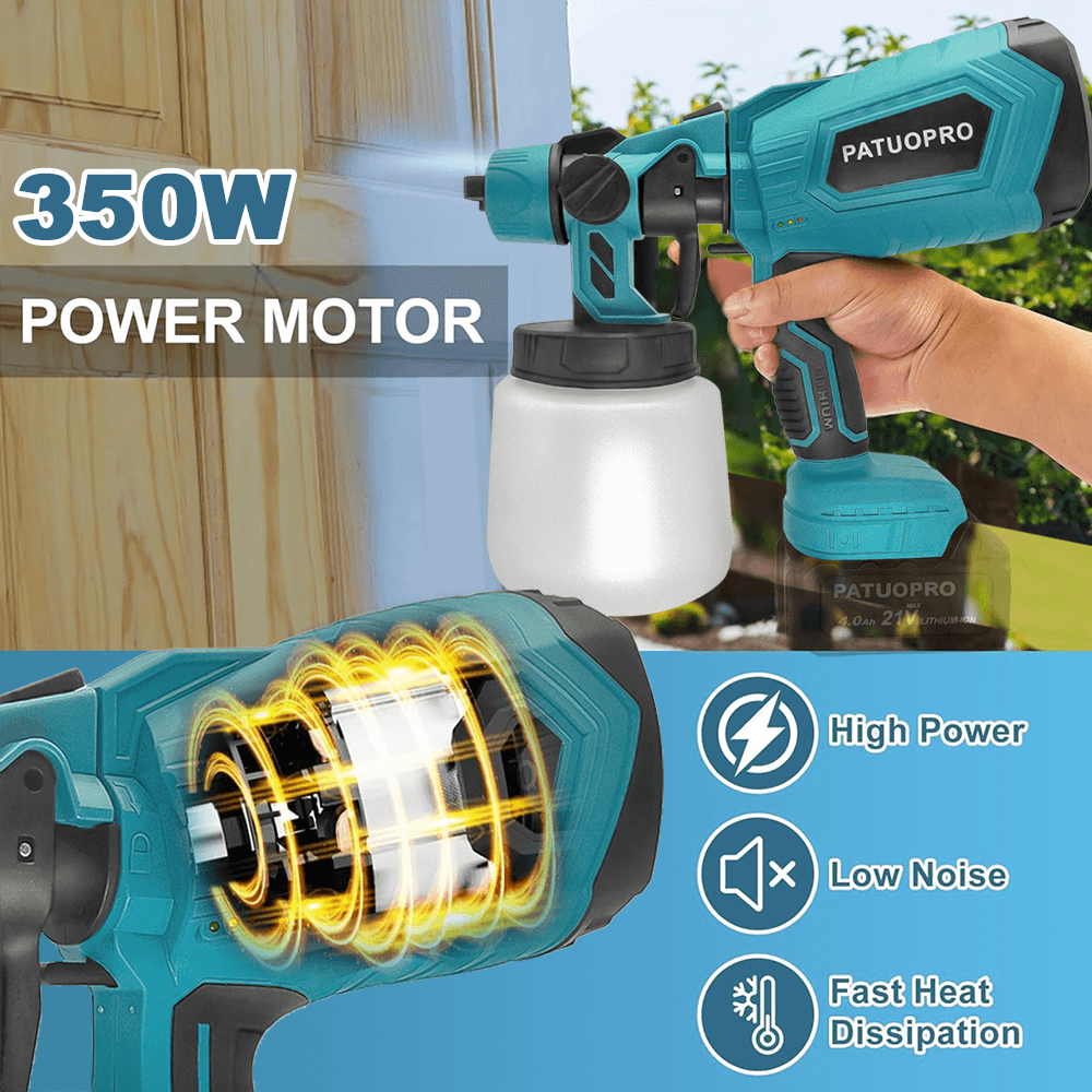 Cordless Electric Spray Gun HV - Heat Gun Paint Strip ulasan dan harga